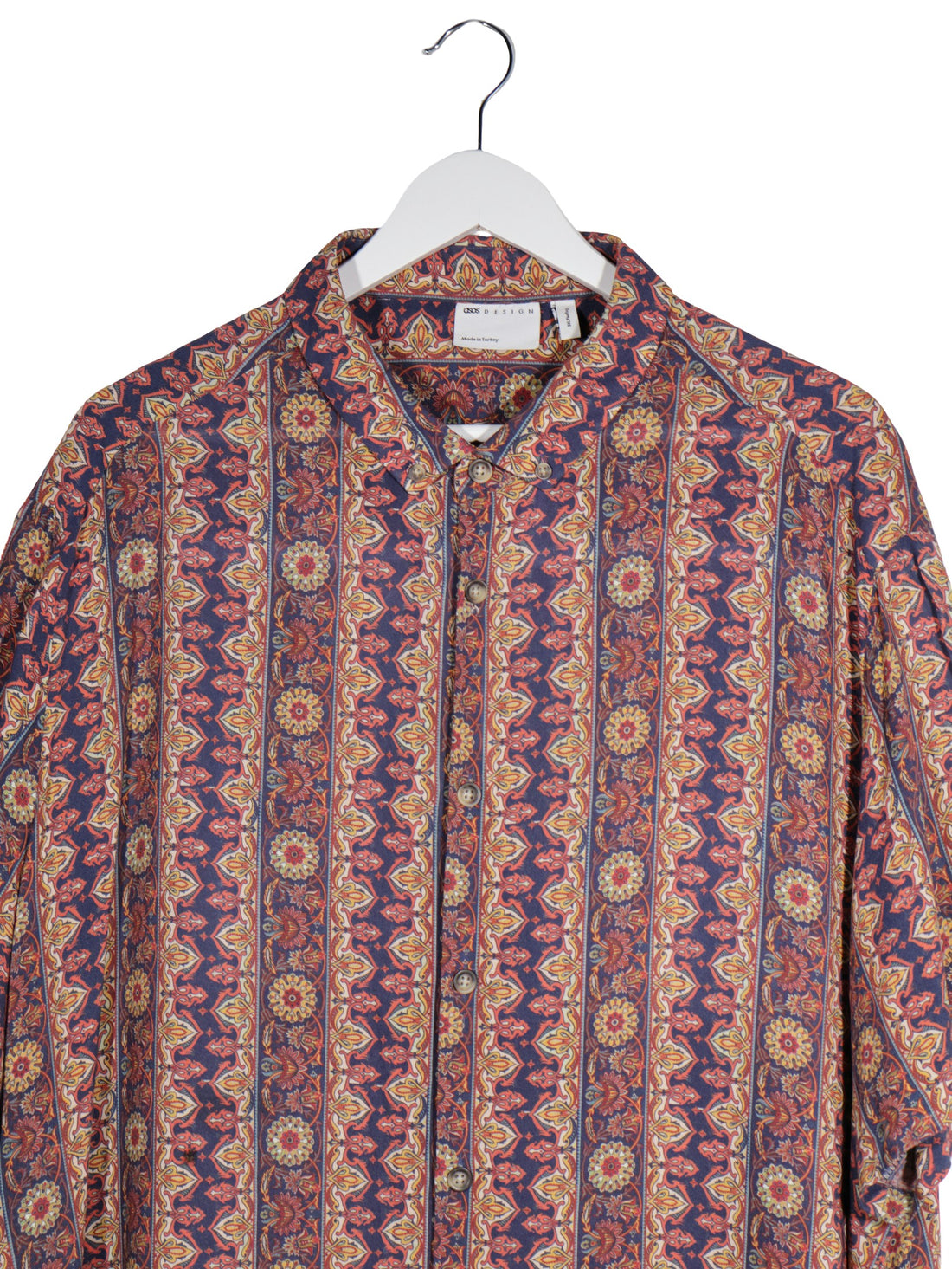 Camasa ASOS DESIGN multicolor mărime 3XL detaliu material și croială second-hand premium