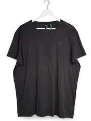 Tricou G-STAR RAW negru mărime XXL vedere din față second-hand premium