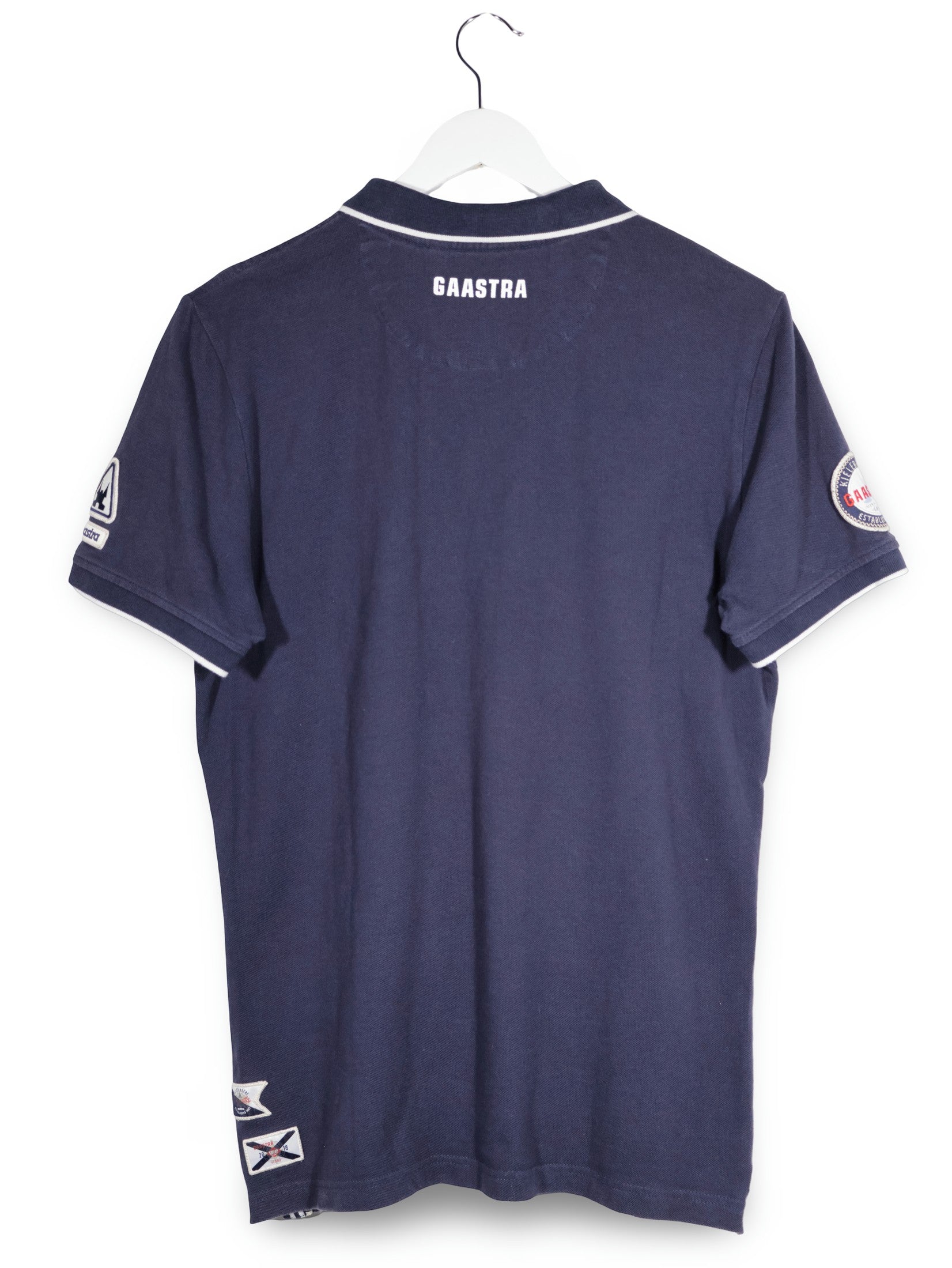 Tricou Gaastra bleumarin mărime M vedere din spate second-hand premium