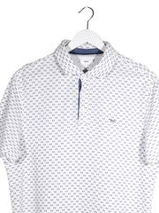 Tricou BRAX alb mărime L detaliu material și croială second-hand premium