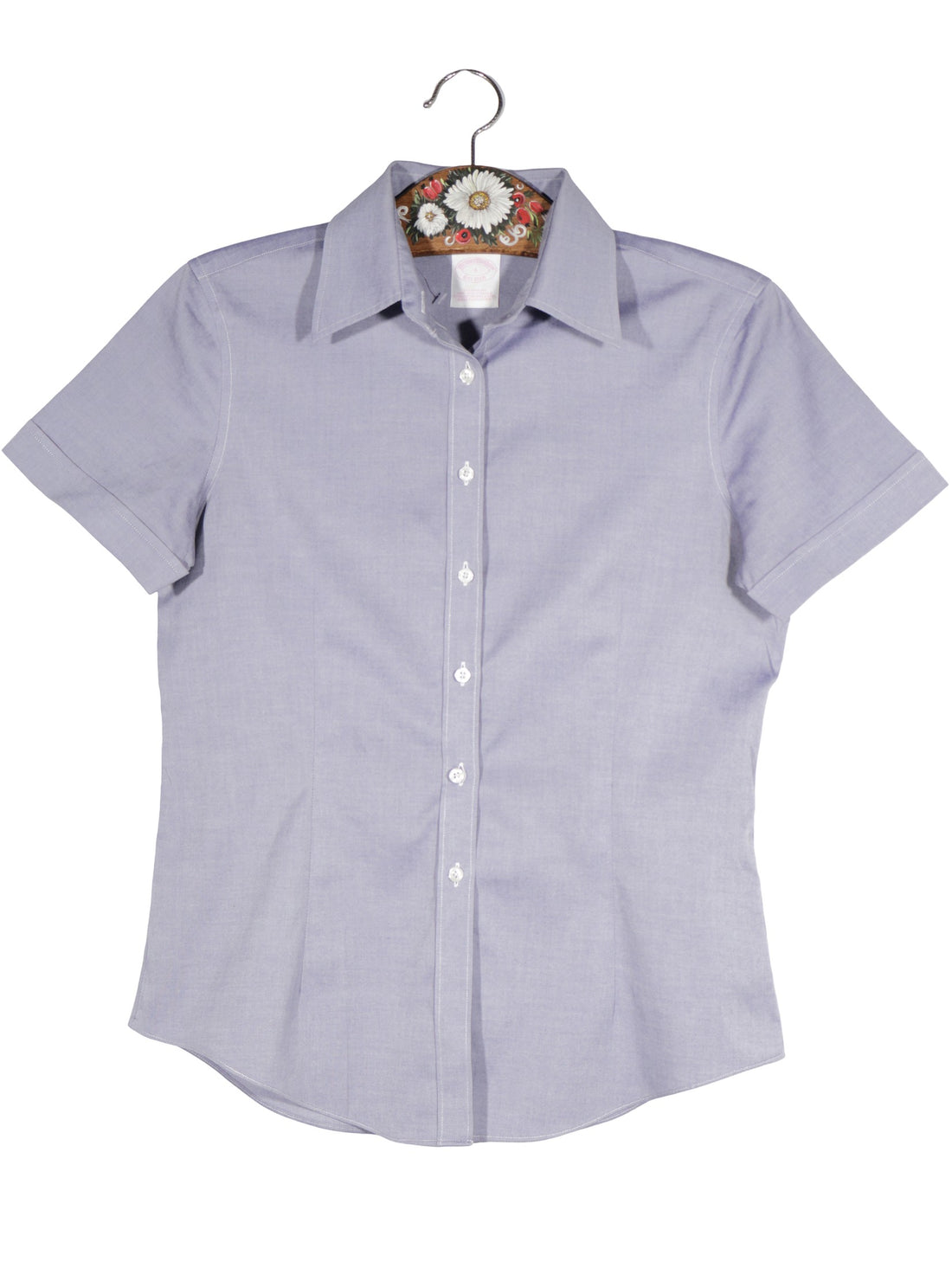 Camasa Brooks Brothers lila deschis mărime S vedere din față second-hand premium