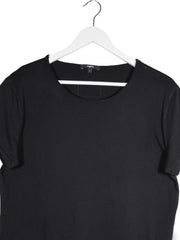 Tricou tigha negru mărime S detaliu material și croială second-hand premium