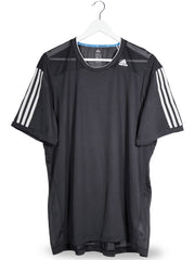 Tricou adidas negru mărime XL vedere din față second-hand premium