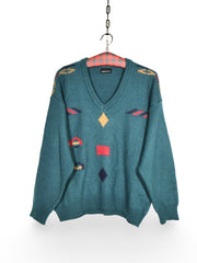 Bluza (50%lana) Vintage - marimea L - Barbati