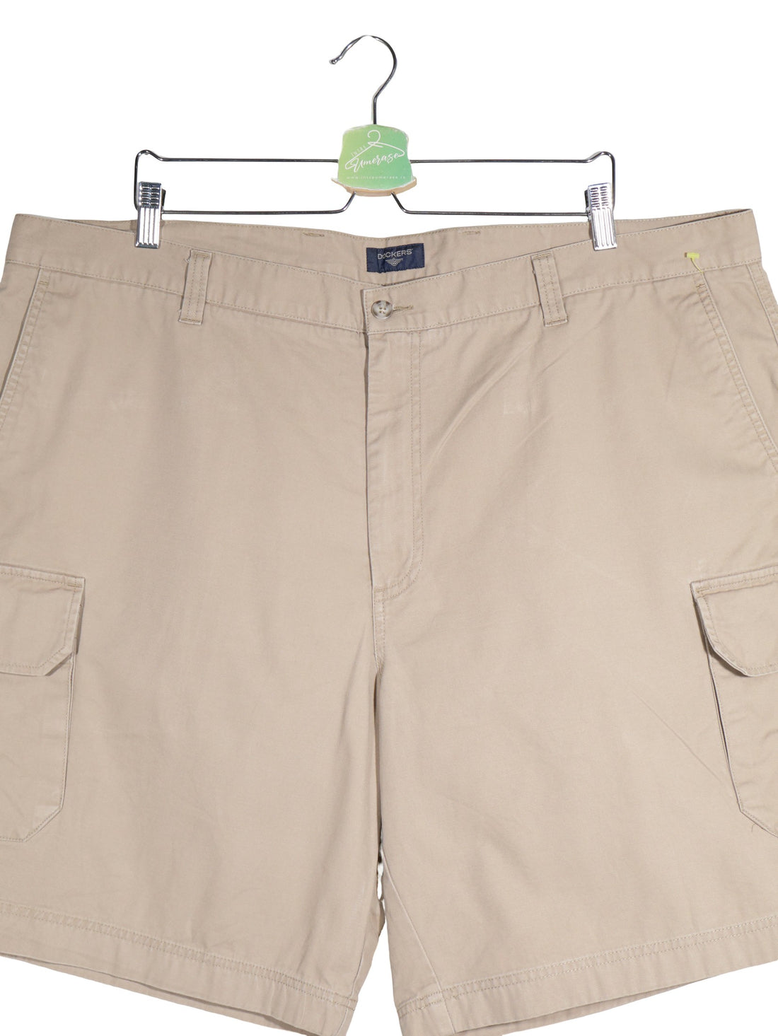 Pantaloni scurti Dockers bej mărime 4XL+ detaliu material și croială second-hand premium