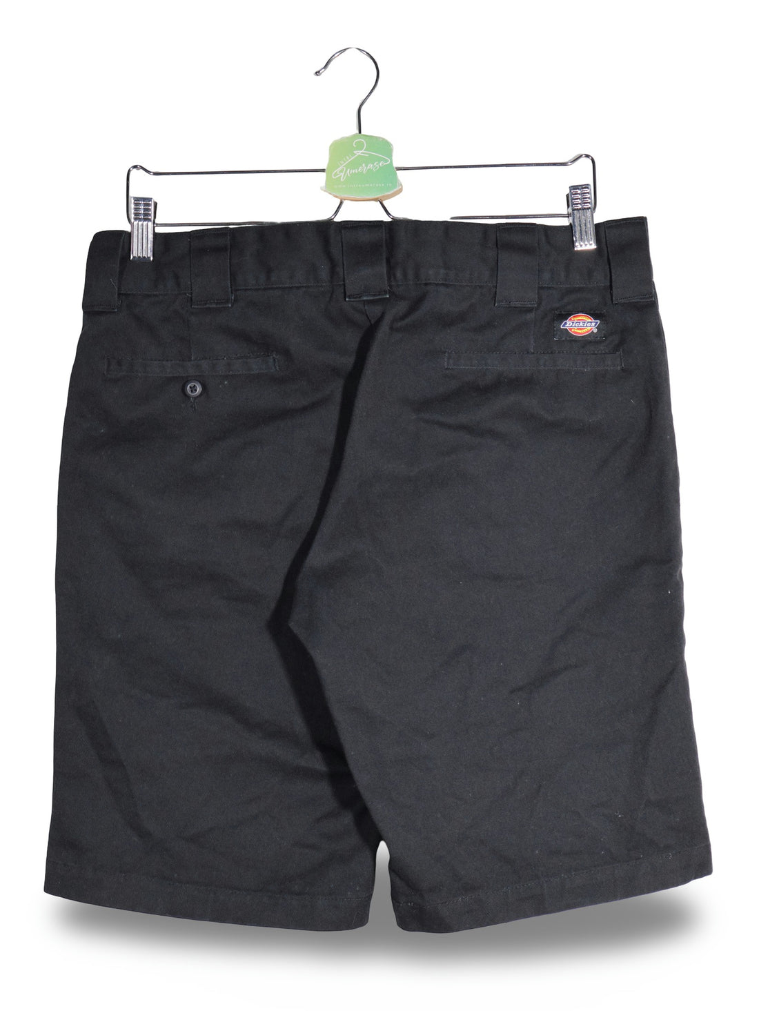 Pantaloni scurti Dickies negru mărime M detaliu material și croială second-hand premium