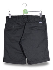 Pantaloni scurti Dickies negru mărime M detaliu material și croială second-hand premium