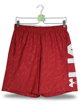 Pantaloni scurti Under Armour roșu mărime M vedere din față second-hand premium