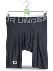Blugi scurti Under Armour negru mărime W32 vedere din față second-hand premium