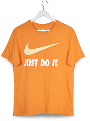 Tricou NIKE portocaliu mărime M vedere din față second-hand premium