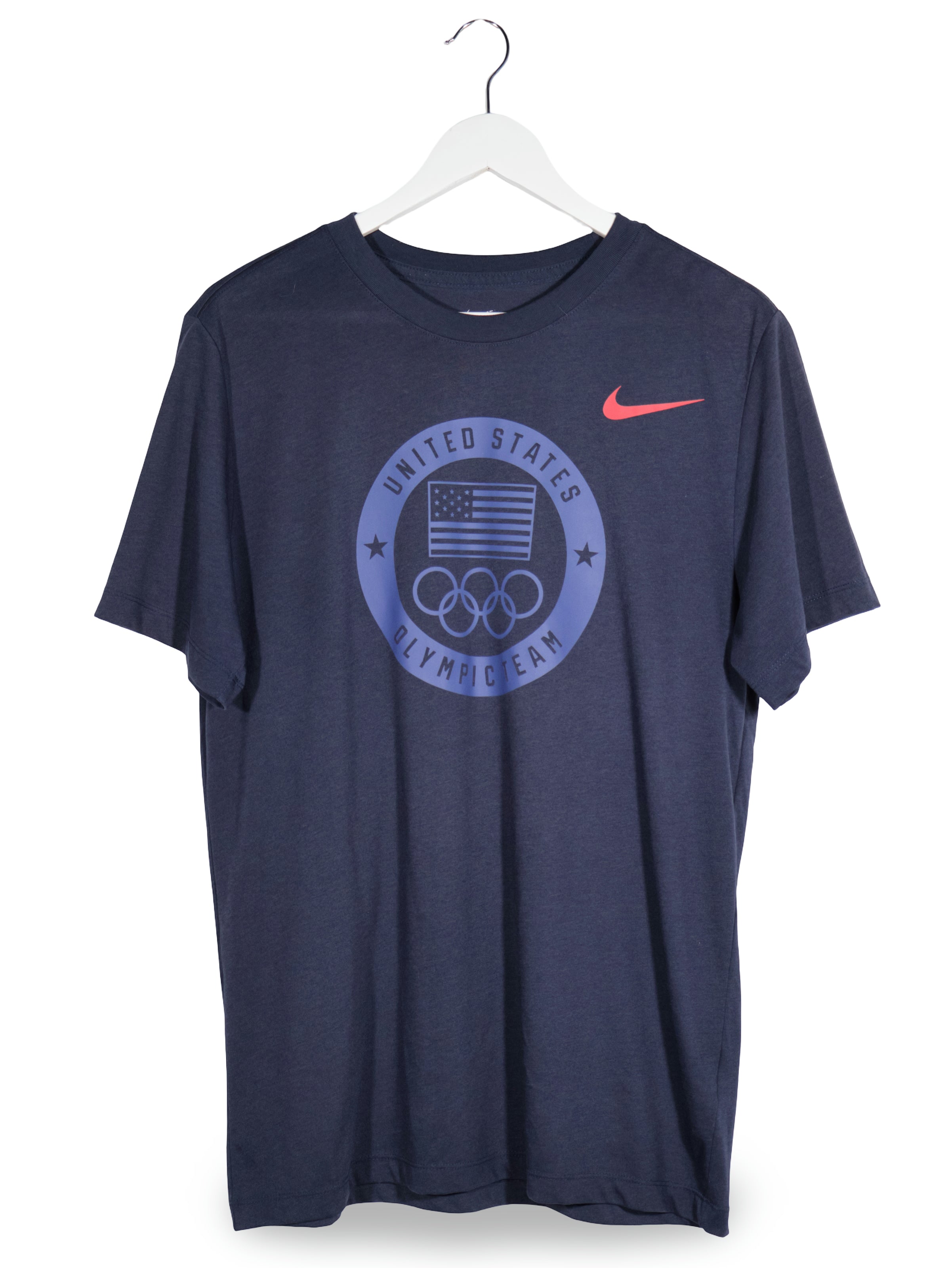 Tricou Nike bleumarin mărime M vedere din față second-hand premium