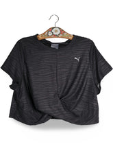 Tricou PUMA negru mărime XXL vedere din față second-hand premium