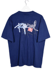 Tricou Rip Curl bleumarin mărime XL vedere din spate second-hand premium