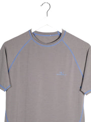 Tricou O'Neill gri mărime M detaliu material și croială second-hand premium