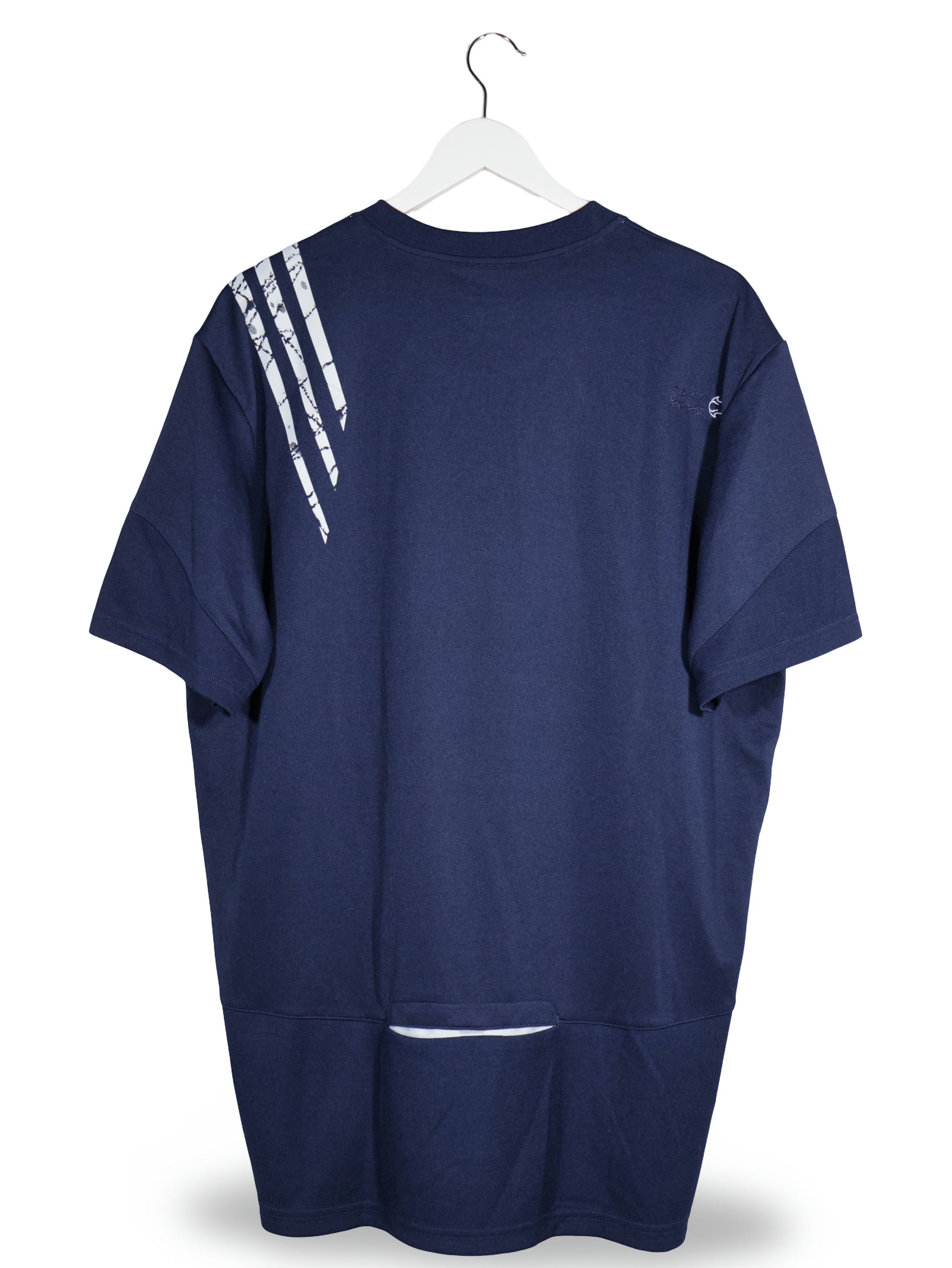 Tricou Adidas bleumarin mărime XL vedere din spate second-hand premium