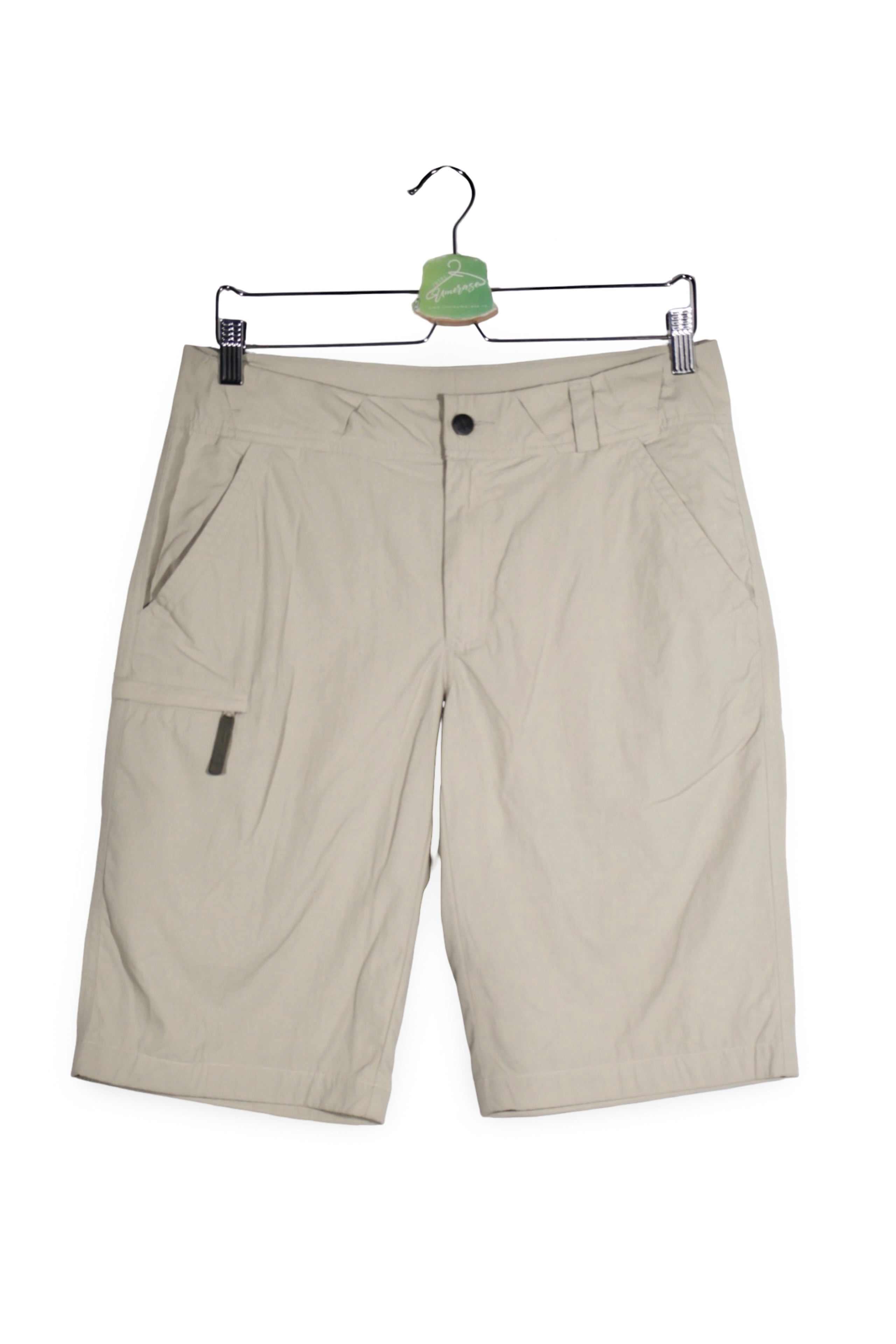 Pantaloni scurți - Alte Branduri bej din polyamid cu croială cargo – M – Femei - fata