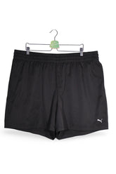 Pantaloni scurți - PUMA negre din material sintetic cu croială sport – 3XL – Bărbați - fata