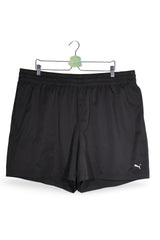Pantaloni scurți - PUMA negre din material sintetic cu croială sport – 3XL – Bărbați - fata