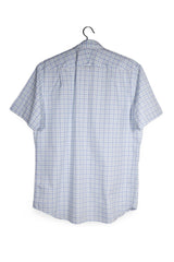 Cămașă - CHARLES TYRWHITT albastru deschis din bumbac cu carouri fine – M – Bărbați - spate