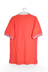Tricou - Karl Kani polo color-block cu dungi verticale – L – Bărbați - spate