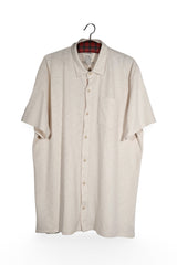 Cămașă - Alte Branduri alb ecru din Tencel cu croiala relaxata – XL – Bărbați - fata