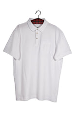 Tricou - Tom Tailor alb din bumbac cu guler polo – XL – Bărbați - fata