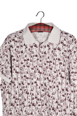 Cămașă - Joop alb murdar cu imprimeu floral discret – XXL – Bărbați - detaliu