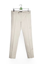 Pantaloni - Oui bej deschis cu croiala dreapta si elasticitate – XL – Femei - fata