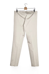 Pantaloni - Oui bej deschis cu croiala dreapta si elasticitate – XL – Femei - spate