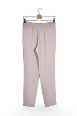 Pantaloni - MARC CAIN bej deschis cu croială dreaptă – XS – Femei - spate