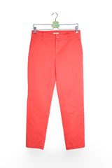 Pantaloni - Noa Noa corai din bumbac cu croială dreaptă – S – Femei - fata