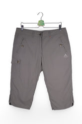 Pantaloni scurți - Vaude gri din poliamida cu buzunare cargo – XL – Femei - fata