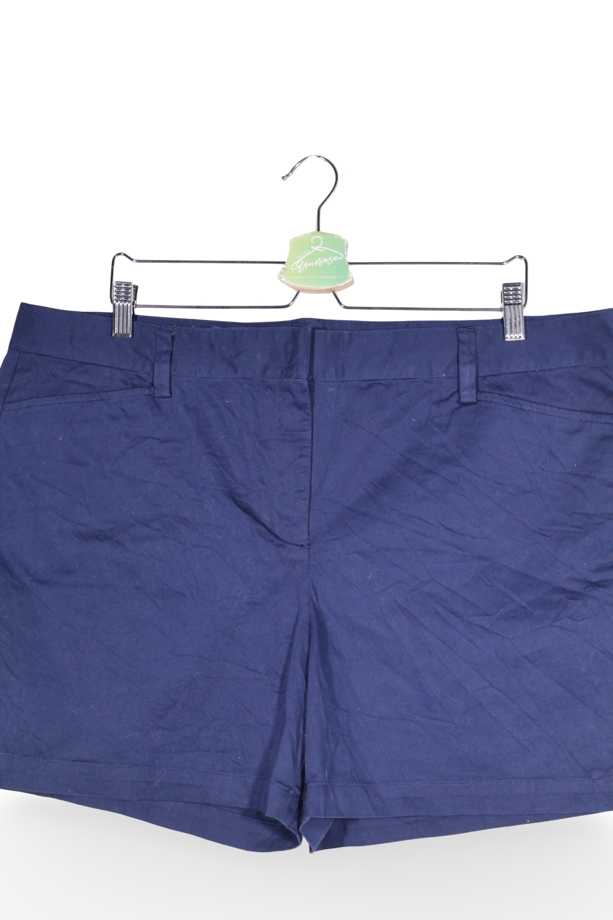 Pantaloni scurți - Lands' End bleumarin din bumbac cu croială simplă – XXL – Femei - detaliu