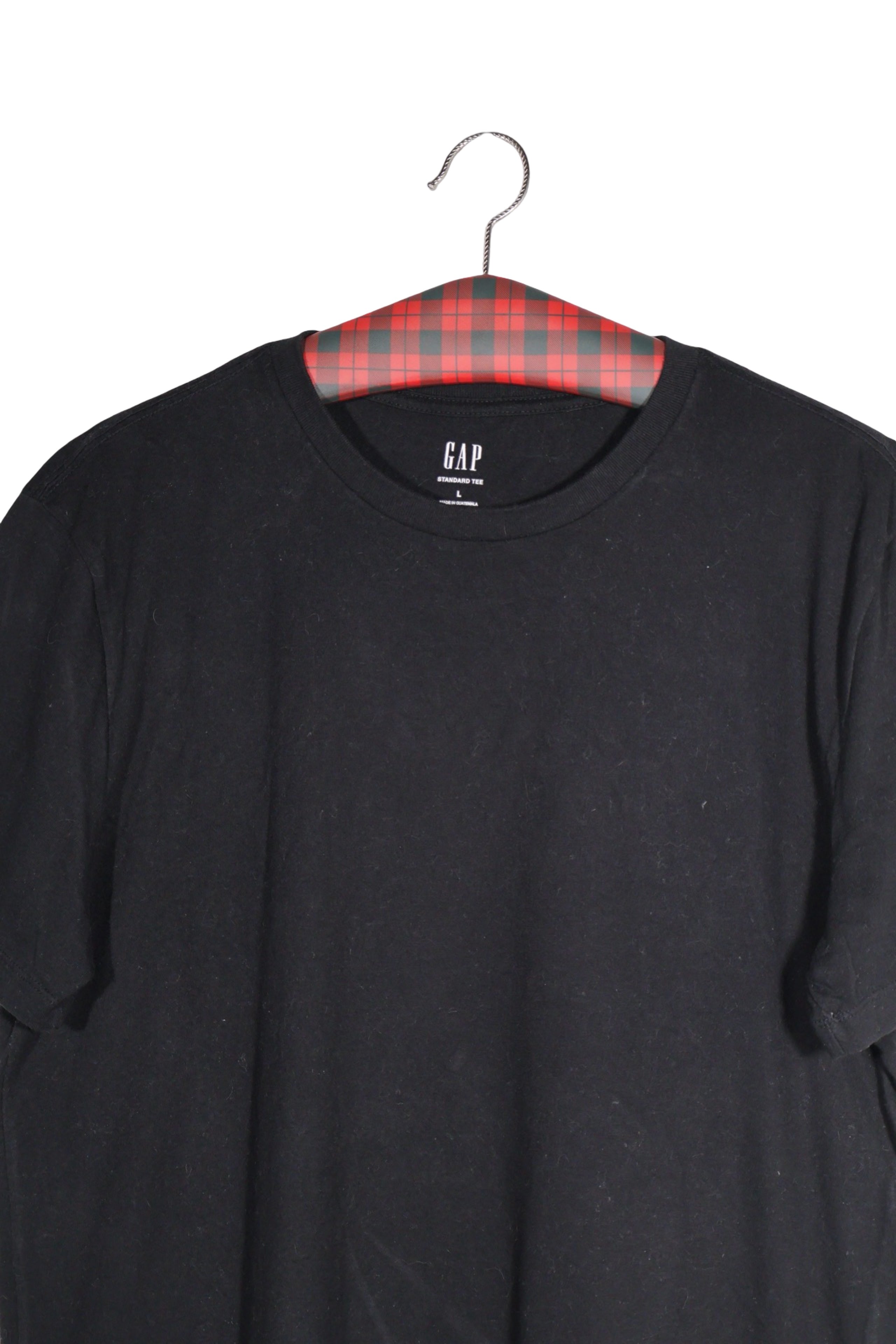Tricou - GAP negru din bumbac cu croială lejeră – L – Bărbați - detaliu