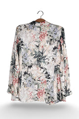 Sacou - ZARA floral multicolor cu croială lejeră – S – Femei - spate