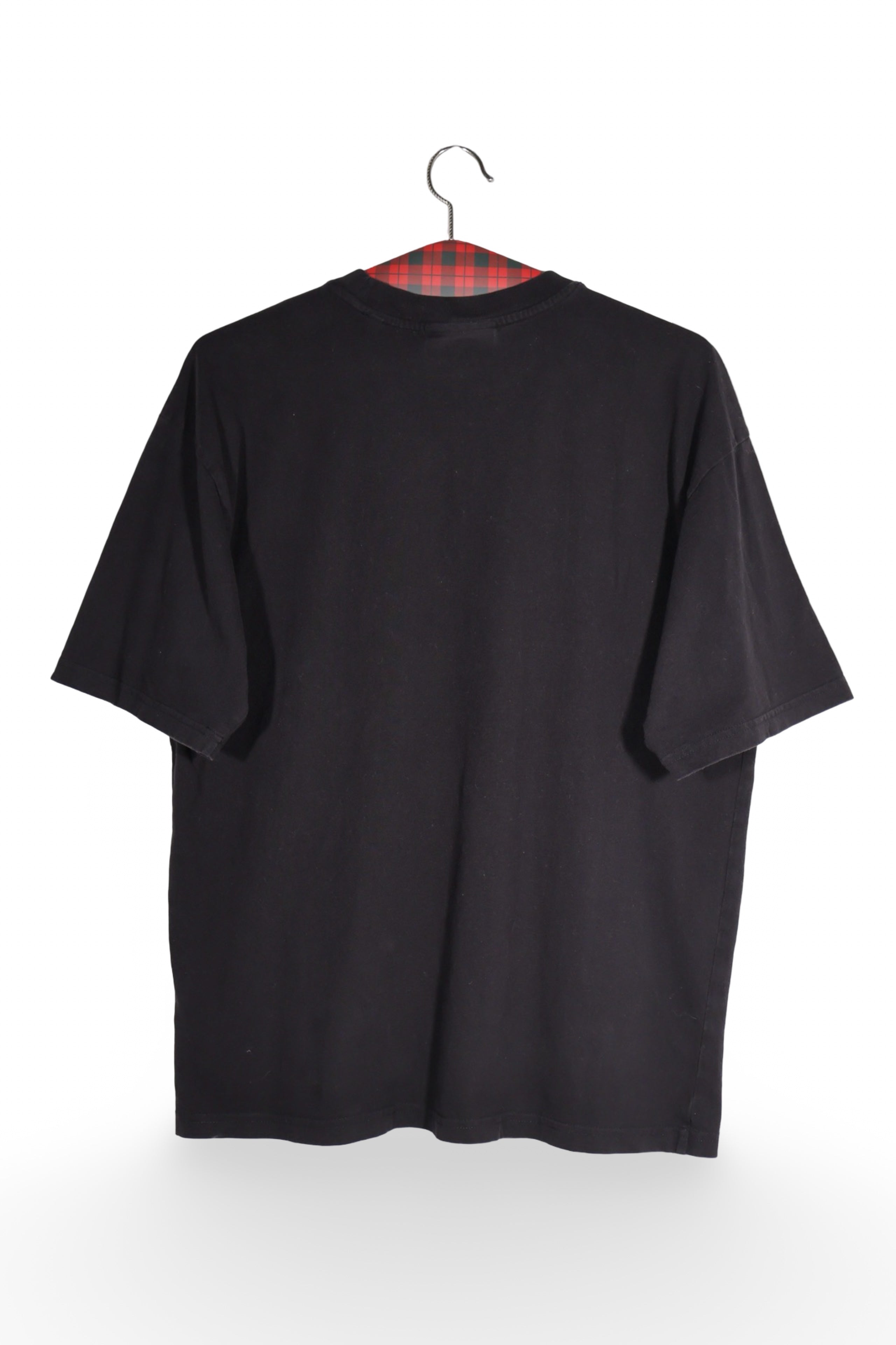 Tricou - Alte Branduri negru din bumbac organic cu logo discret – L – Bărbați - spate
