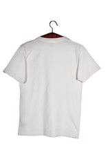 Tricou - VANS alb din bumbac cu logo brodat – S – Femei - spate