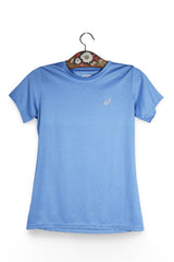 Tricou - ASICS albastru din material tehnic cu croiala slim – S – Femei