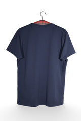Tricou - SALEWA bleumarin din material tehnic cu croială sport – L – Bărbați - spate