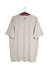 Tricou - Under Armour bej din poliester jacard cu croială lejeră – XL – Bărbați - spate