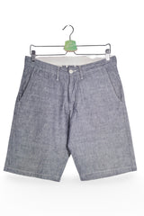 Pantaloni scurți - Carhartt gri-albaștri din bumbac cu croială lejeră – S – Bărbați - fata