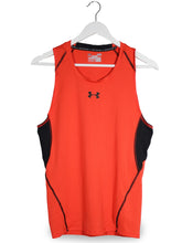 Maiou Under Armour portocaliu cu negru mărime L vedere din față second-hand premium