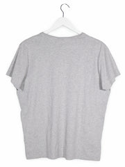 Tricou GANT gri deschis mărime L vedere din spate second-hand premium