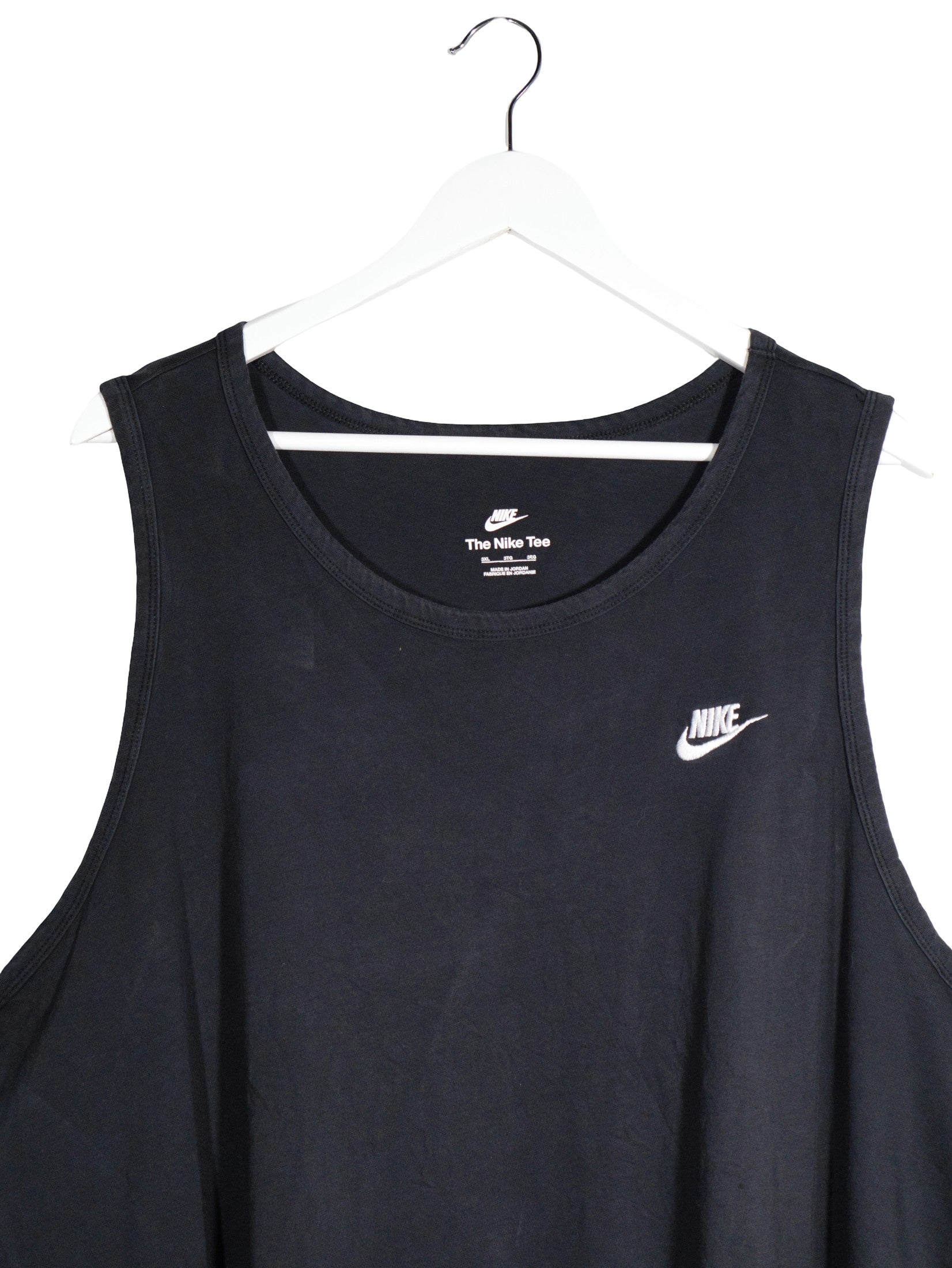 Maiou Nike negru mărime 3XL detaliu material și croială second-hand premium