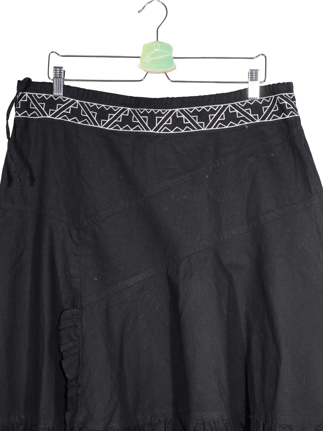 Fusta Alte branduri negru mărime XXL detaliu material și croială second-hand premium