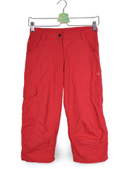Pantaloni 2/3 Mammut roșu mărime XS vedere din față second-hand premium