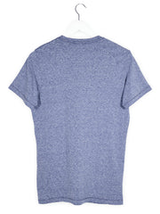 Tricou Diesel albastru melanj mărime XS vedere din spate second-hand premium