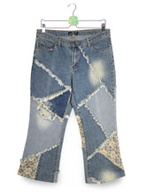 Blugi scurti Jet-7 albastru denim mărime W30 vedere din față second-hand premium