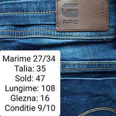 Blugi G-star - marimea W27/L34 - Femei