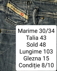 Blugi Diesel - marimea L W30/L34 - Femei